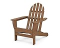 POLYWOOD AD4030TE Classic Outdoor Adirondack Chair, Teak