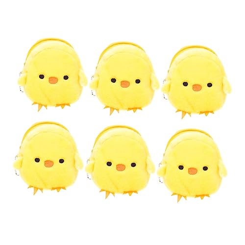 Little Yellow Chicken Coin Purse Easter Coin Purse Chick Chicken Small Easter Chicks Plush Change Storage Bag Perfect Present