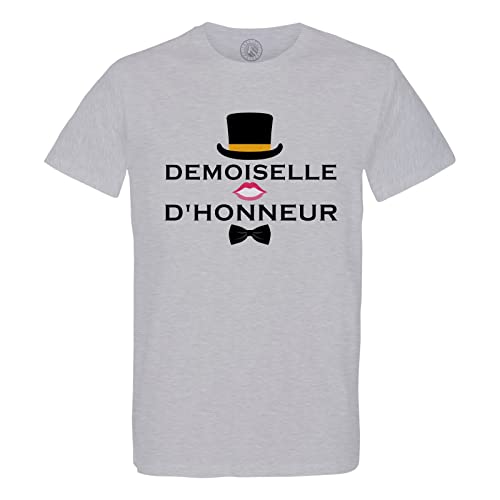 T-Shirt Homme Demoiselle d'Honneur Cadeau Original Mariage en Coton Bio