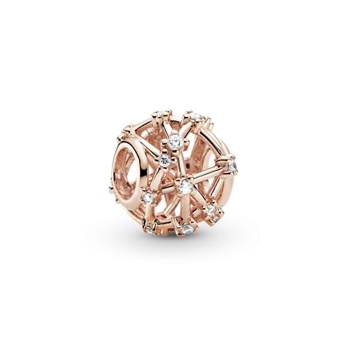 Charm Pandora Constelaciones en Filigrana de oro rosa para pulseras de plata