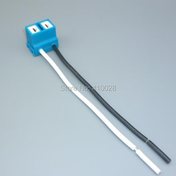 5/50/100/200pcs H7 Bend Ceramic Bulb lampholder/H7 Bulb Socket/H7 Harness - (Color Name: 200pcs)