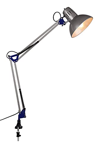 Trio 5029010-47 Serie 5029 - Sobremesa, bombilla excluida, E27, 60 W, 230 V, A++, E, IP20, 73,5 x 90 x 57 cm, diámetro 17 cm, metal, aluminio