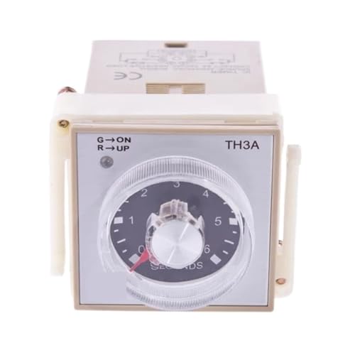 Relais temporisé TH3A 220VAC 6S avec alimentation 24VDC commande industrielle