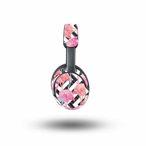 Image of MightySkins Carbon Fiber Skin Compatible with Bose QuietComfort Ultra - Pop Flamingo | Protective, Durable Textured Carbon Fiber Finish | Easy to Apply