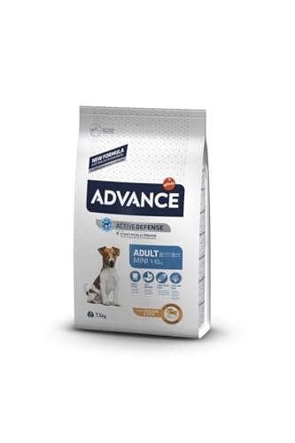 Advance Mini Adult Chicken, Pienso para Perros Adultos de Razas Pequeñas con Pollo, 7,5kg
