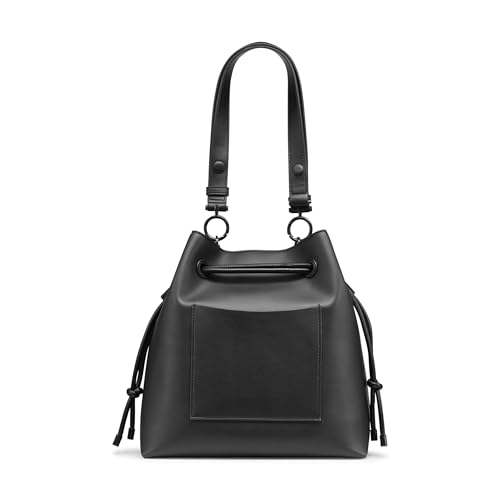 DKNY Women's Handbags Bucket,Black/Black,OS3