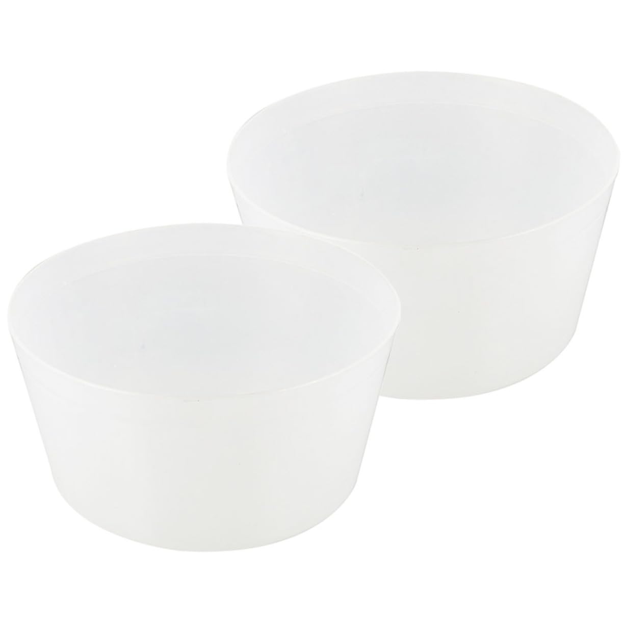 OFFSCH 2pcs Sauna Bucket Liner Stand Foot Bath Bucket Insert Foot Bath Basin Liner Creative Bucket Insert Foot Pedicure Liners Foot Bath Liners Tub Room Pond Feet White Portable Plastic
