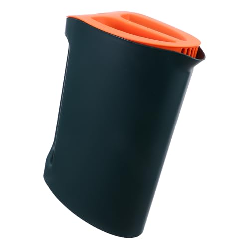 BESPORTBLE Jarra de Agua Fría de Plástico Verde 2200ml Asa para Cocina y Hogar, Recipiente Grande para Jugo, Té y Bebidas, Hervidor Decorativo para Uso Diario y Reuniones Familiares