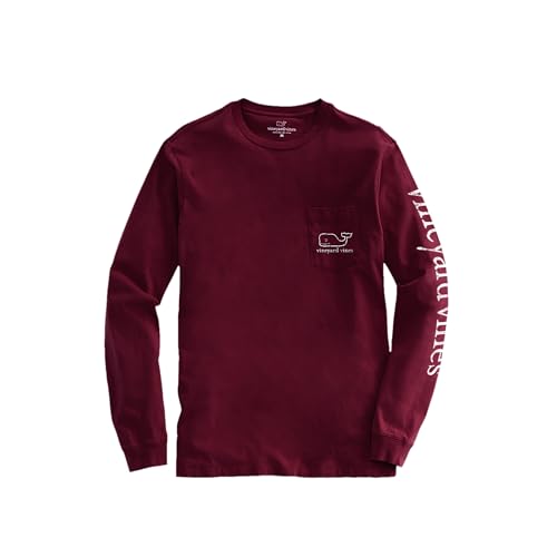 vineyard vines Mens Long-Sleeve Vintage Whale Pocket Tee2