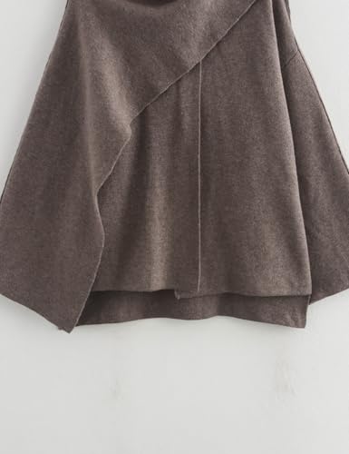 Perbai Women's Oversized Scarf Jacket Cardigan Sweater Trench Coats Side Split Fall Winter Peacoat Shawl Wraps4