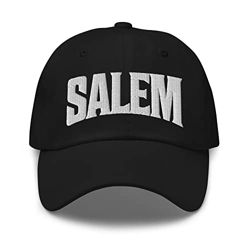 Salem Oregon OR Embroidered Dad Hat Black