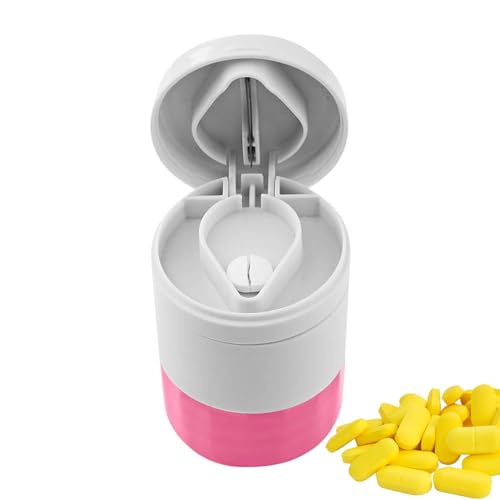 Pastillero - 3 En 1 Triturador De Pastillas | Cortador De Pastillas, Molinillo Manual Y Machacador...