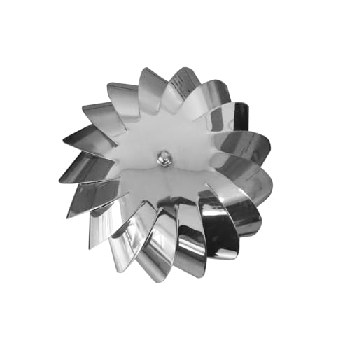 PIKAPPA 1325I Windabzug aus Edelstahl mit rundem Sockel für Rohre und Schornsteine, Ø 160 mm.