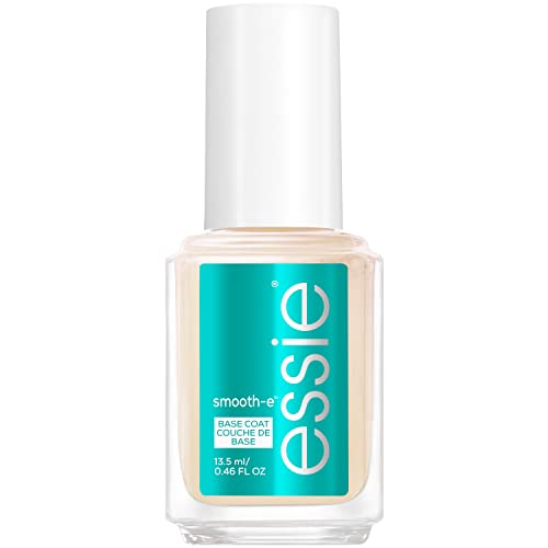 Essie Base Coat smooth-e mit Ceramiden, Rillenfüller und Schutz der Nägel vor Verfärbung, 13.5 ml