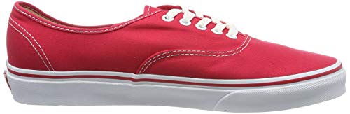 Vans Authentic, Sneaker Unisex-Adulto, Rosso Red