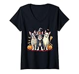 Photo Gallery donna boston terrier halloween costume mamma strega fantasma maglietta con collo a v Photo Gallery donna boston terrier halloween costume mamma strega fantasma maglietta con collo a v