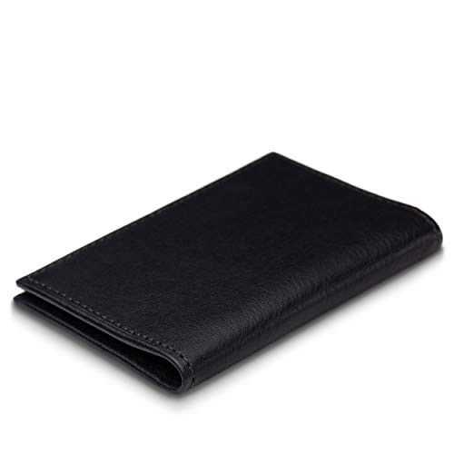 Bosca | Men’s Calling Card Case Wallet in Nappa Vitello Italian Leather3