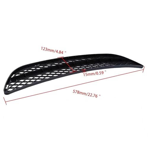 Cubierta de parrilla de lámpara para 325Xi Wagon E91 2006, accesorio exterior de rejilla 2