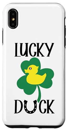 One Lucky Duck St Patricks Day Shamrock Lucky Ducks Irish Carcasa para iPhone XS Max