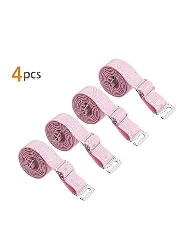 Image of uxcell 2 Pair 10 /12 /15 /18 /20mm Width Stretchable Shoulder Bra Straps Adjustable Elastic Straps for Women