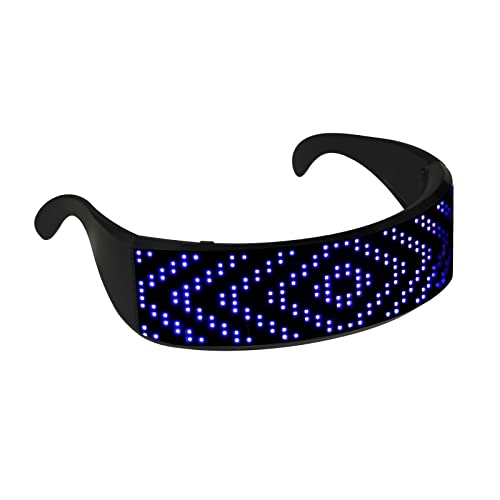 Lunettes clignotantes LED HUIOP pour animation soirée DIY