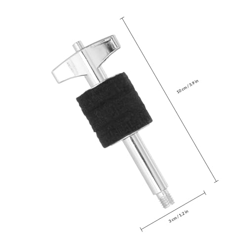 Tornillo para platillos para batería, soporte de doble cabeza, accesorio para instrumentos musicales, superficie lisa, fiable, para baterías jazz, conciertos, bandas y práctica en casa miniatura 2