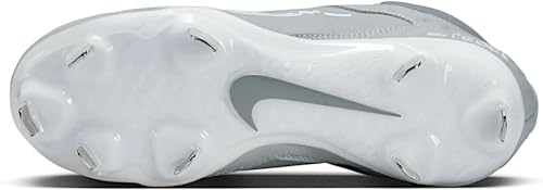 Image of Nike Women's Hyperdiamond 4 Elite Softball Cleats, Silver /Grey,(CZ5917-012) - Size 12