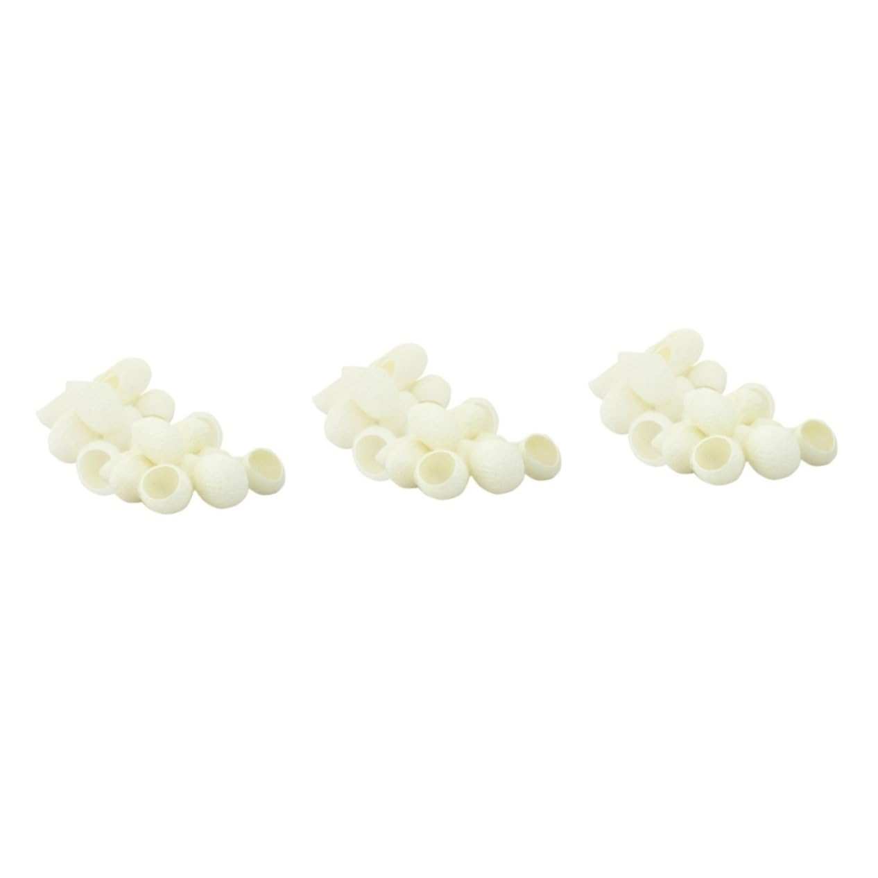 FOMIYES 600stücke Natürliche Organische Gesichtsreinigung Mit Seidenraupenbällen Sanfte Peeling Und Blackhead-entfernung Für Strahlende Haut Für Tägliche Hautpflege