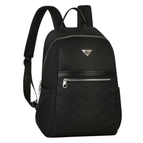Mochila Bolsa de Costas Glow It Espaçosa Resistente Escolar Trabalho Faculdade Preto