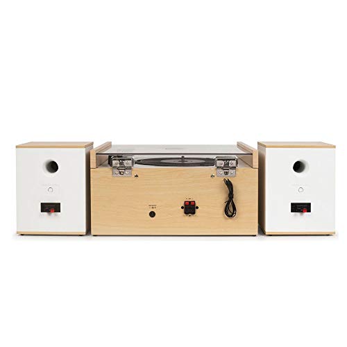 Crosley Switch II Belt-Drive Turntable with Bluetooth, AM/FM Radio, Aux-in, and Speakers - Les Beatles, Paul McCartney, John Lennon, RIngo Starr, George Harrison Crosley Switch II Belt-Drive Turntable with Bluetooth, AM/FM Radio, Aux-in, and Speakers – Image 4