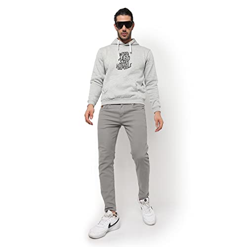 Image of CAHOOT Men's Printed Sweatshirt Regular Fit for Casual Wear | Full Sleeve | Cotton | Stylish Sweatshirt Crafted with Comfort Fit and High Performance for Everyday We