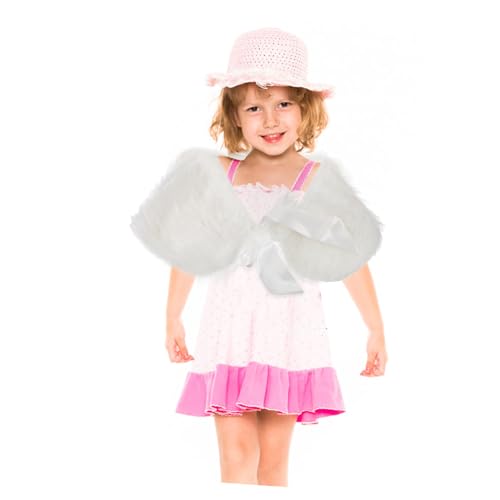 NOLITOY Little Girls Faux Fur Shawl Boys and Girls Winter Accessory Decorative Wrap Shawl4