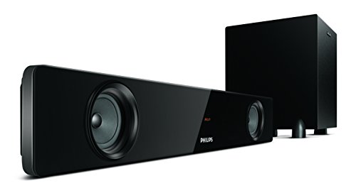 Image of Philips HTL1041 /94 2.1 Channel Wired Subwoofer Bluetooth FM Tuner (Black)