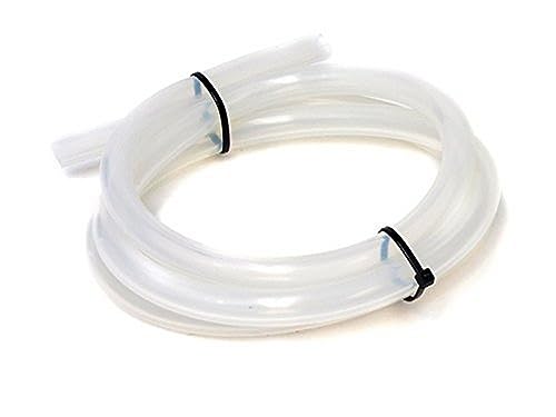 Image of HPS HTSVH127-CLEARx5 Clear 5' Length High Temperature Silicone Vacuum Tubing Hose (25 psi Maxium Pressure, 1 /2 inch ID)