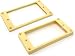 Vintage Forge Cream Curved Bottom Humbucker Pickup Mounting Ring Set (Bridge & Neck) for Epiphone Guitars HR1800C-CRM
