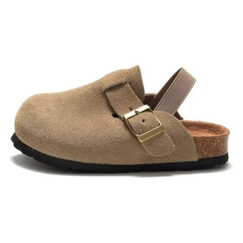 dubuto Kids Suede Clogs Cover