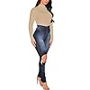 BelleLovin-Womens-Mock-Turtle-Neck-Long-Sleeve-Basic-Bodysuit-Jumpsuit BelleLovin Women's Mock Neck Long Sleeve Basic Bodysuit Jumpsuit (Nude, Medium)