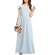 Amazon.com: Galawaqe Kids Junior Bridesmaid Dresses Chiffon Flower Girl Dress for Teen Girl Long Party Pageant Gowns: Clothing, Shoes & Jewelry Amazon.com: Galawaqe Kids Junior Bridesmaid Dresses Chiffon Flower Girl Dress for Teen Girl Long Party Pageant Gowns: Clothing, Shoes & Jewelry