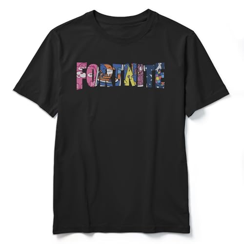 Boy's Fortnite Classic Logo Character Fill T-Shirt