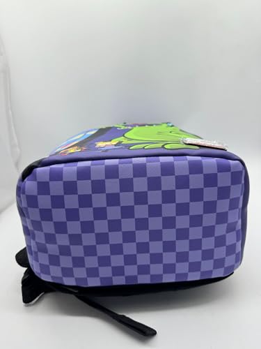 Sprayground Reptar Chase DLXSV Backpack, Multicolor, Unisex, PVC Material, Multiple Compartments, 18 x 11.5 x 6.5 inches4
