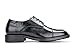 Shoes for Crews 1201 SENATOR Scarpe eleganti da uomo in pelle con lacci antiscivolo, NERO - Certificato di sicurezza EN