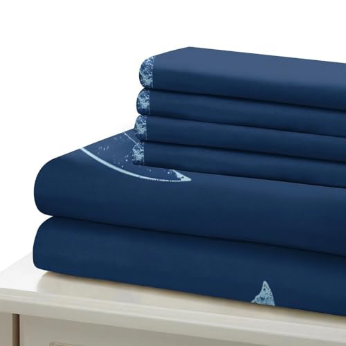 Housse de couette queue de baleine 3D en microfibre 140x200 - 7