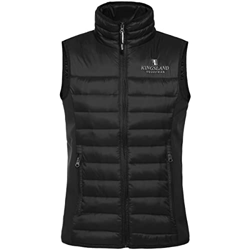 Gilet sans manches Kingsland noir vêtement équestre classique taille M uni