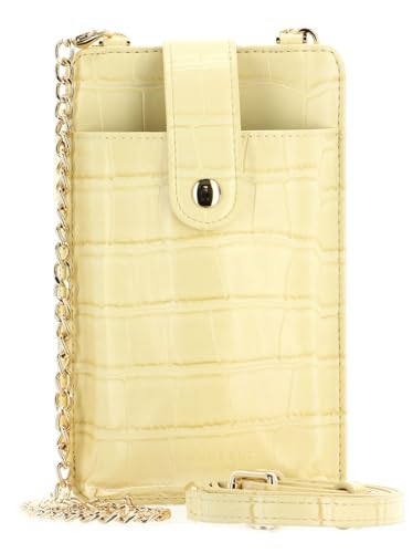 Sac téléphone Medja jaune clair pochette smartphone femme chic