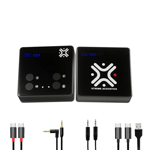 Image of Xtreme Acoustics XAWLGK1 2.4GHz Wireless Mic Single Channel with 3 Level Noise Cancellation, Direct Music Bluetooth Streaming forMobile Video Recording, Youtubers Live Streaming, Karaoke Singing