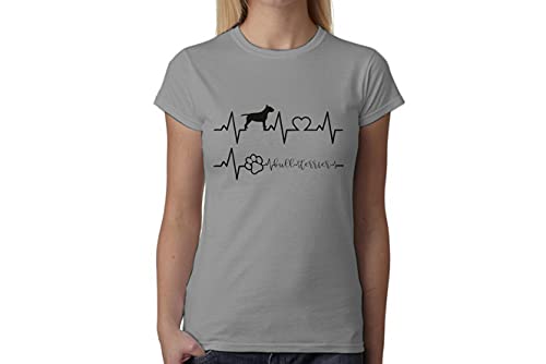 Maglietta Bull Terrier Donna - Elettrocardiogramma...