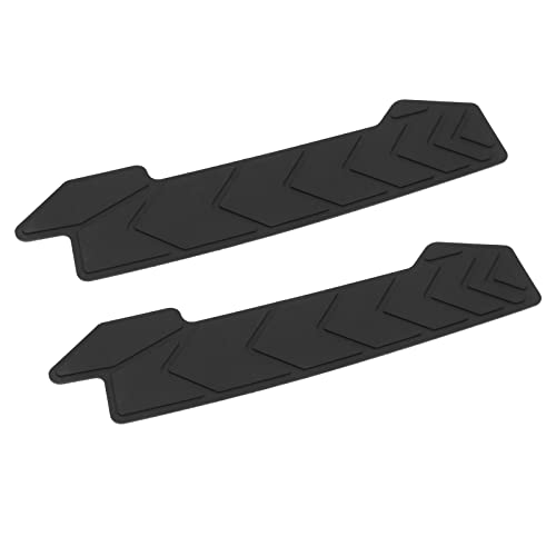 2PCS Bicycle Frame Protector Bike Chain Stay Guard Silicone Cycling Frame Protection Pad Cover for All Bike Types BMX Road Bikes Mountain Bicycles Black