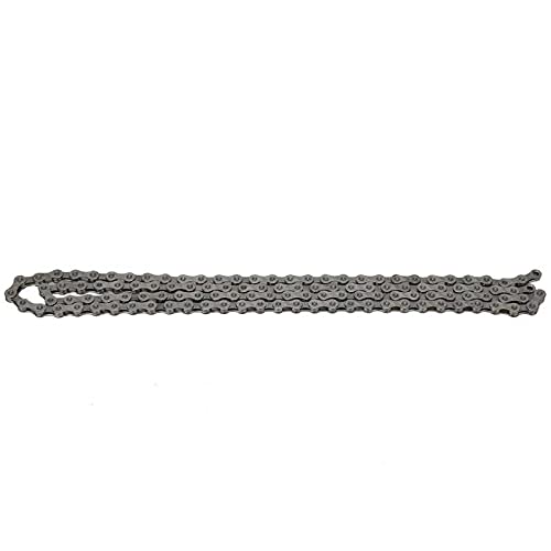 BATLAM Fahrradkette MTB Faltradkette Tragbare 9-Fach verstellbare Fahrradstahlkette 116 Stück Fahrradkette Schnellverbindungsverbinder (Farbe : Rot) (Blau)