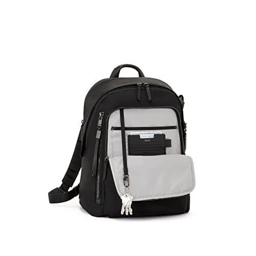 Image of TUMI - Voyageur Halsey Backpack - Travel Backpack - For Business, Fashion, Commute - Holds Up to 14 inch Screens - Black & Gunmetal