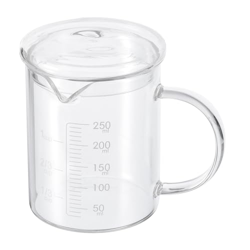 Vaso medidor de vidrio 250ml PATIKIL miniatura 1